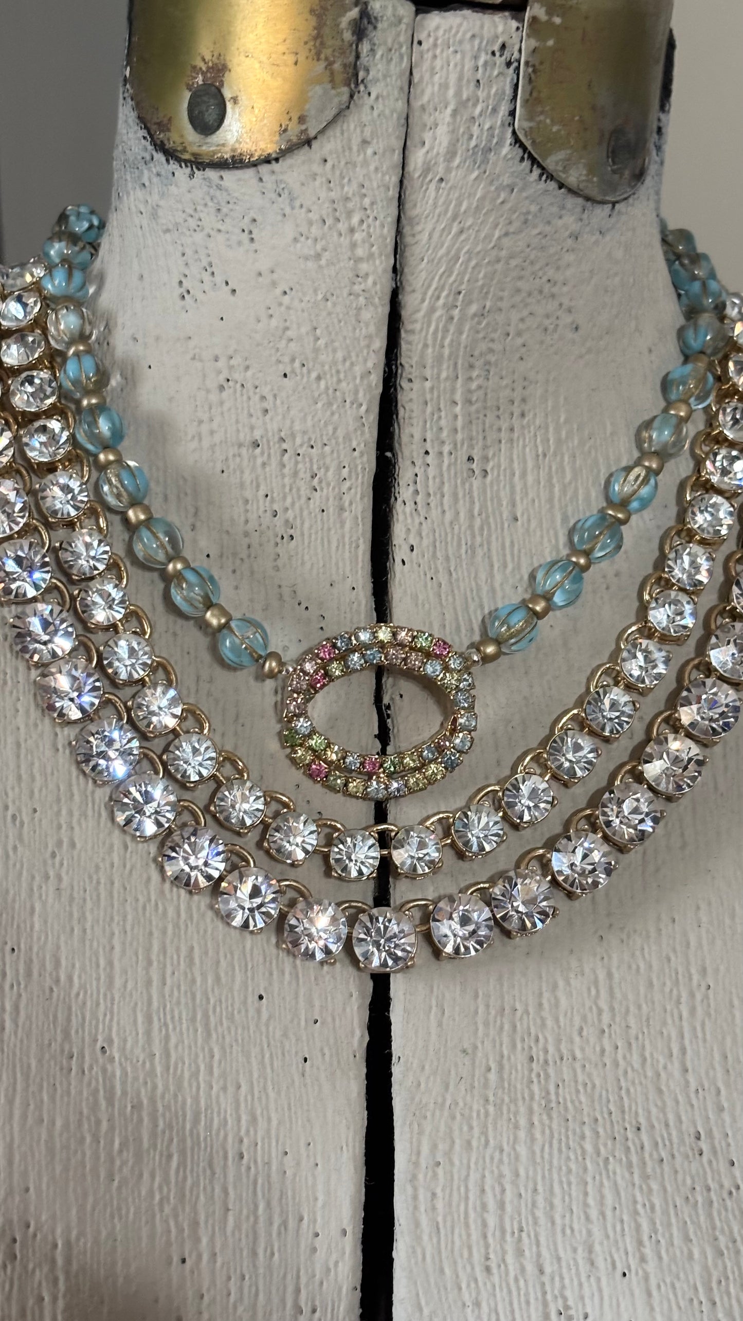 Vintage Brooch Necklace