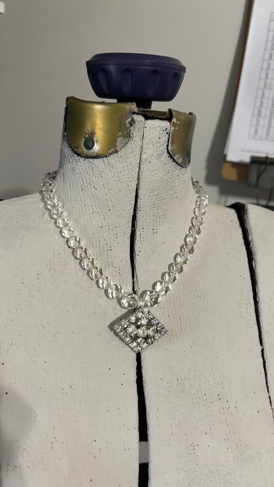 Vintage-Crystal necklace