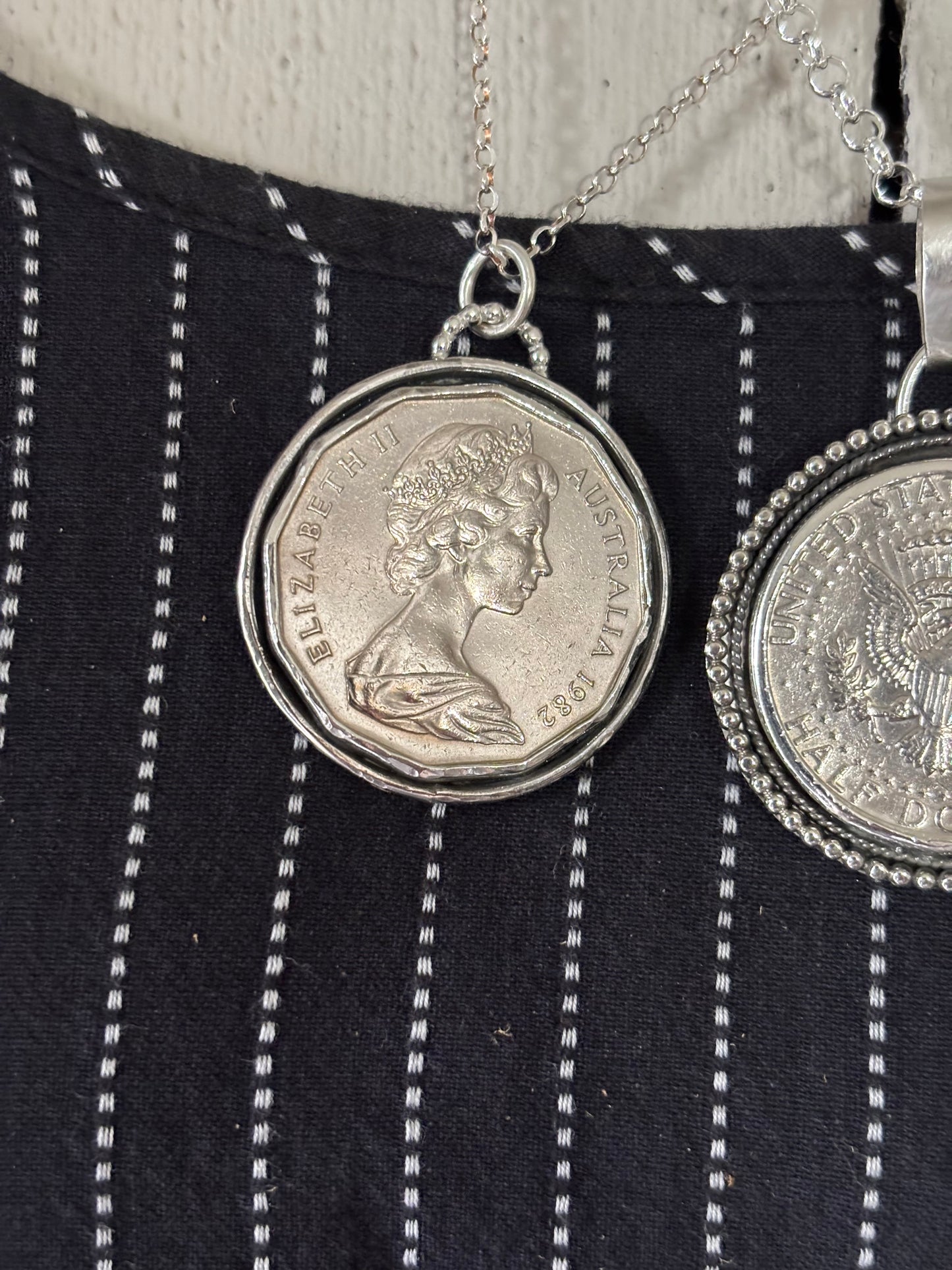 1982 Commonwealth Games Coin Necklace