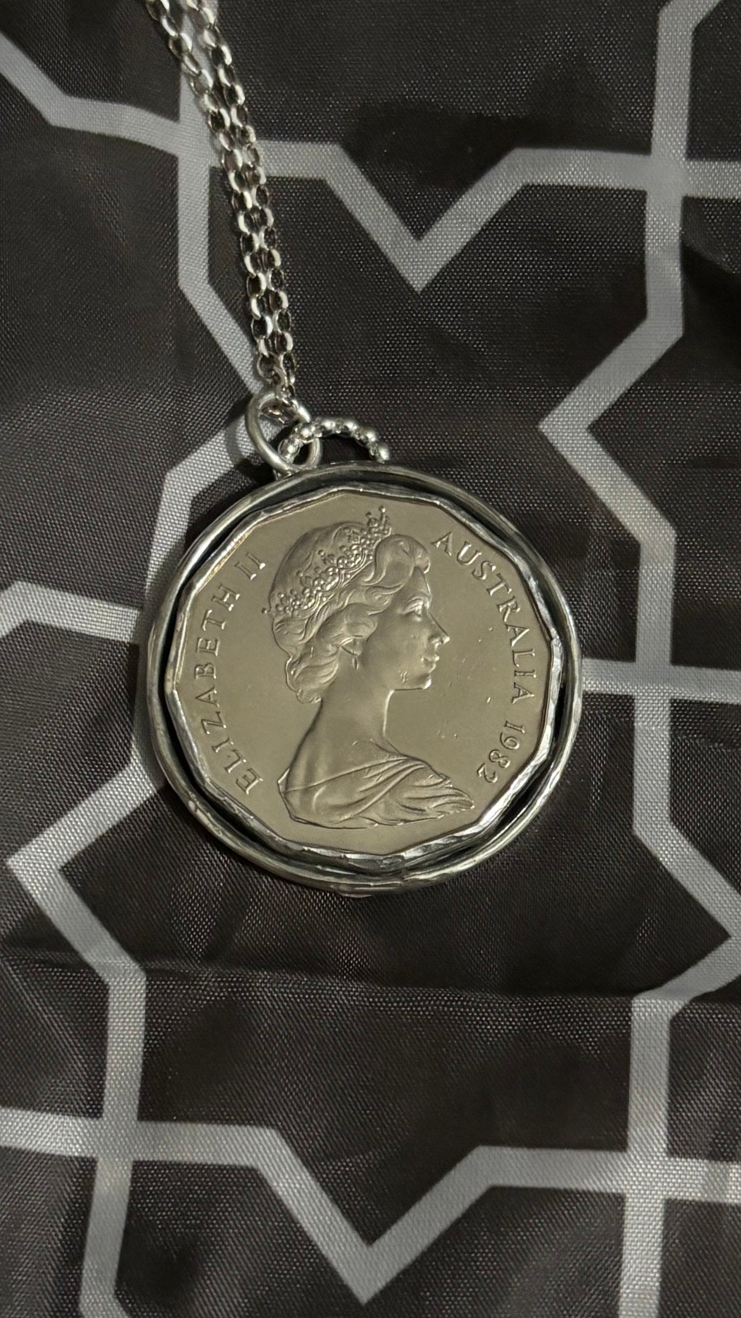 1982 Commonwealth Games Coin Necklace