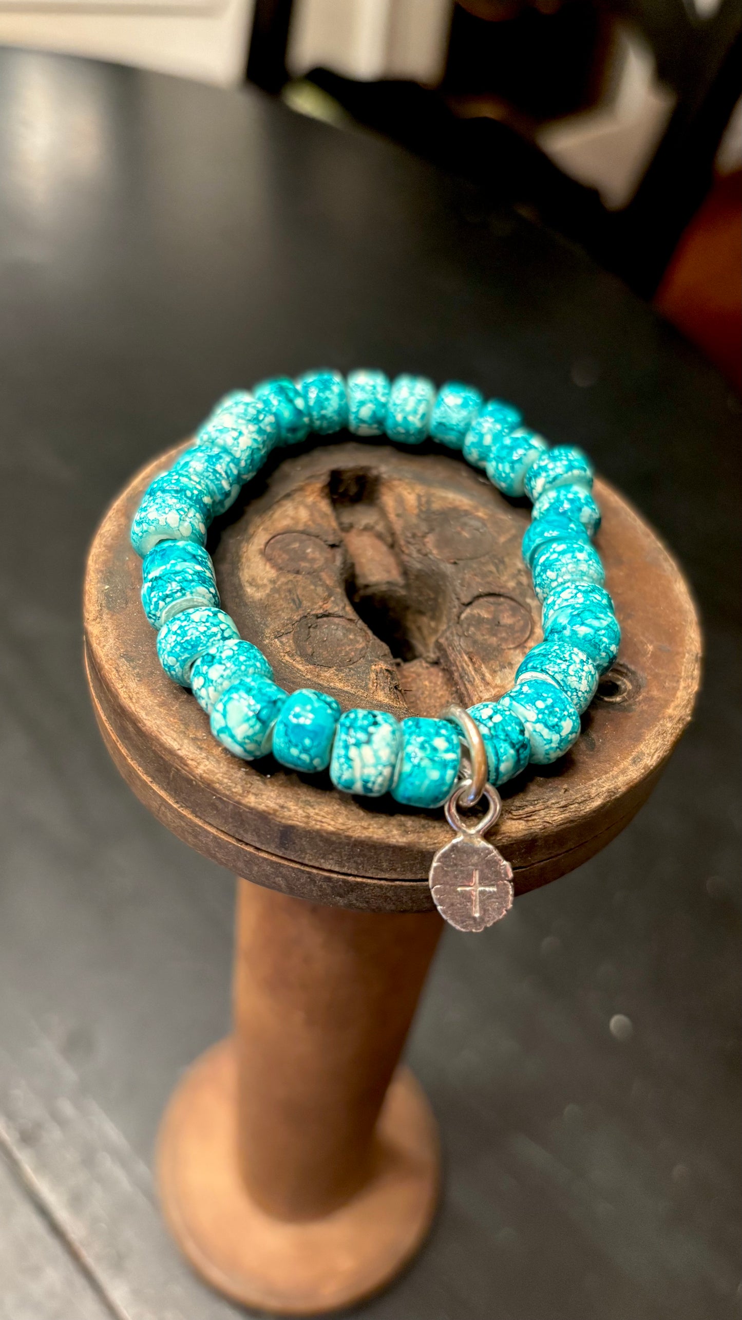 Turquoise blue bracelet