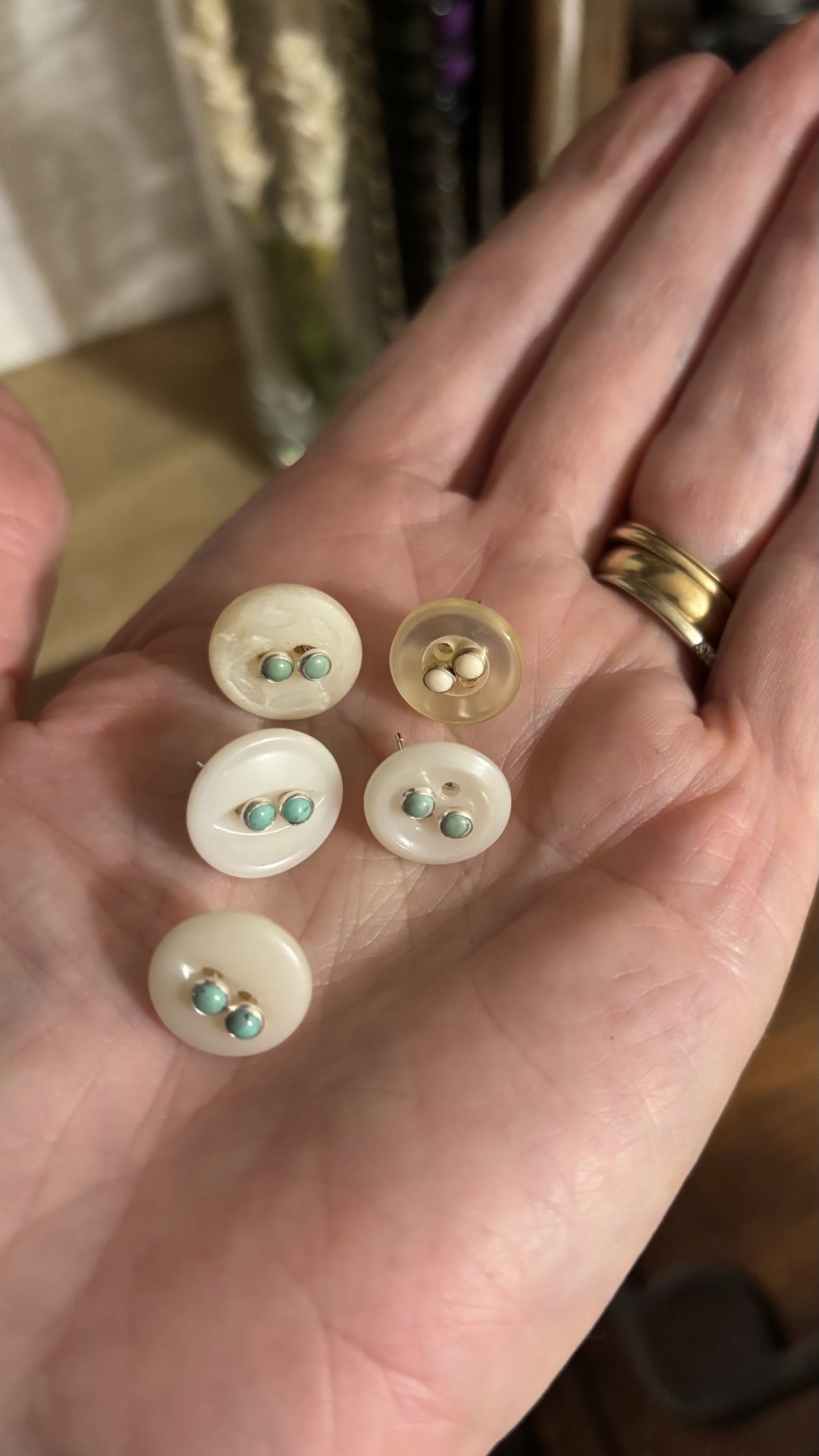 Dots - Tiny Sterling Silver Earrings