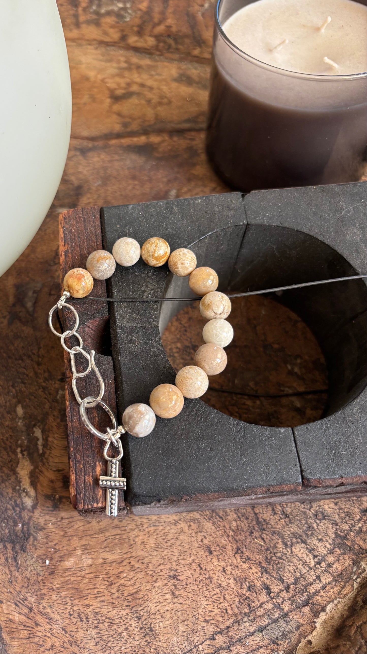 Crazy Lace Agate Bracelet