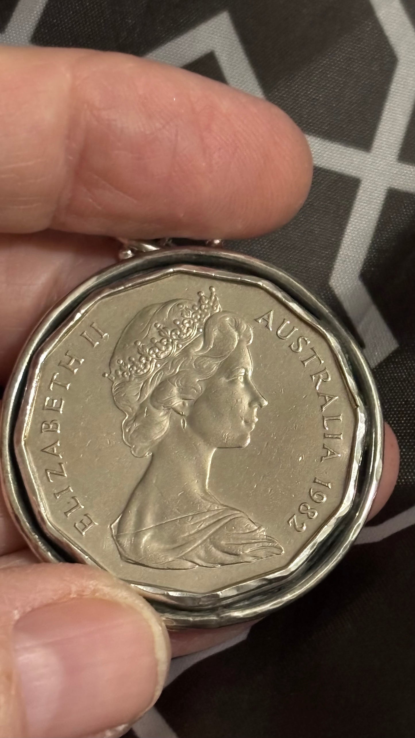 1982 Commonwealth Games Coin Necklace