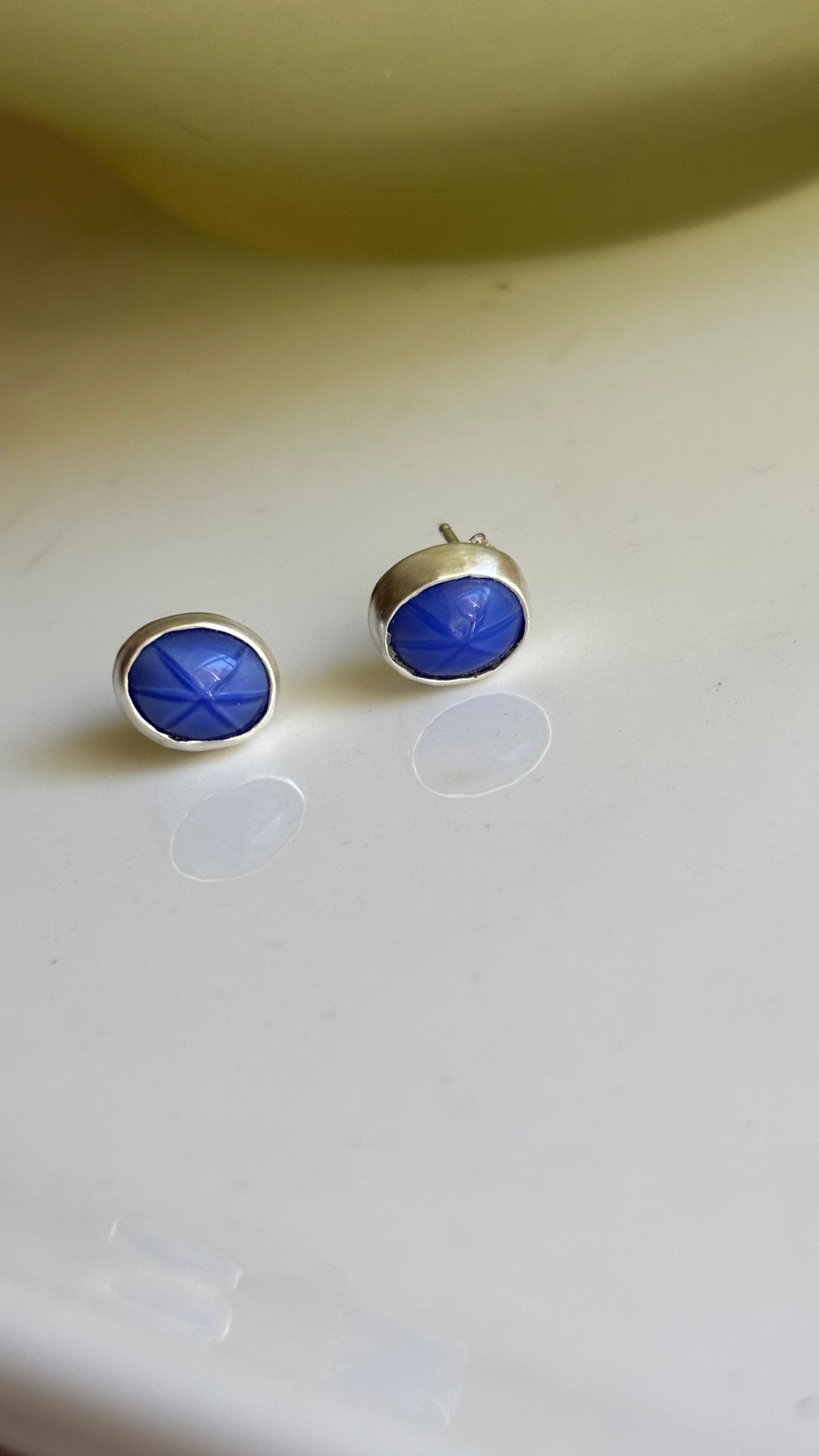 Blue Star Earrings