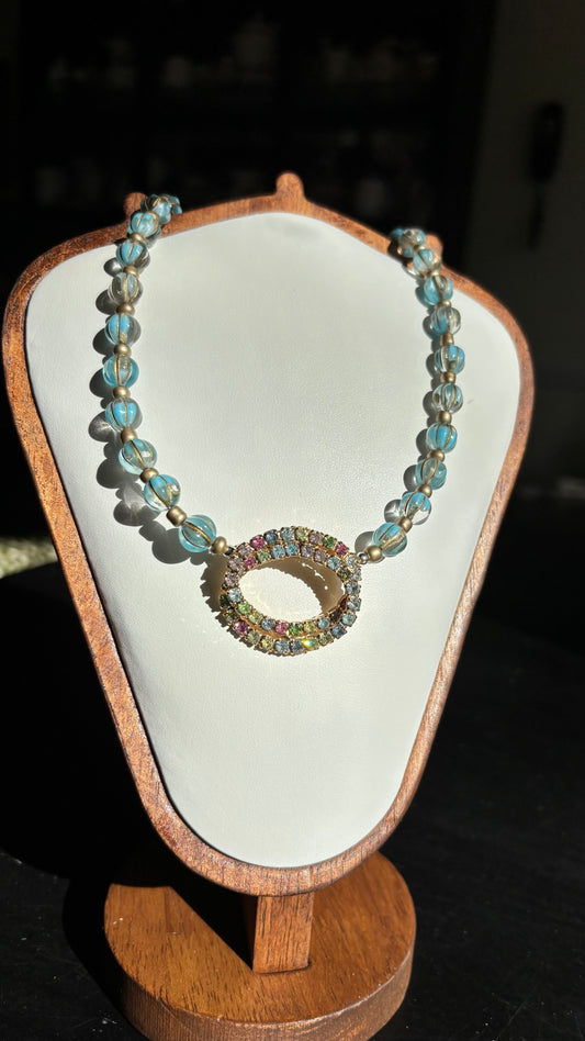 Vintage Brooch Necklace