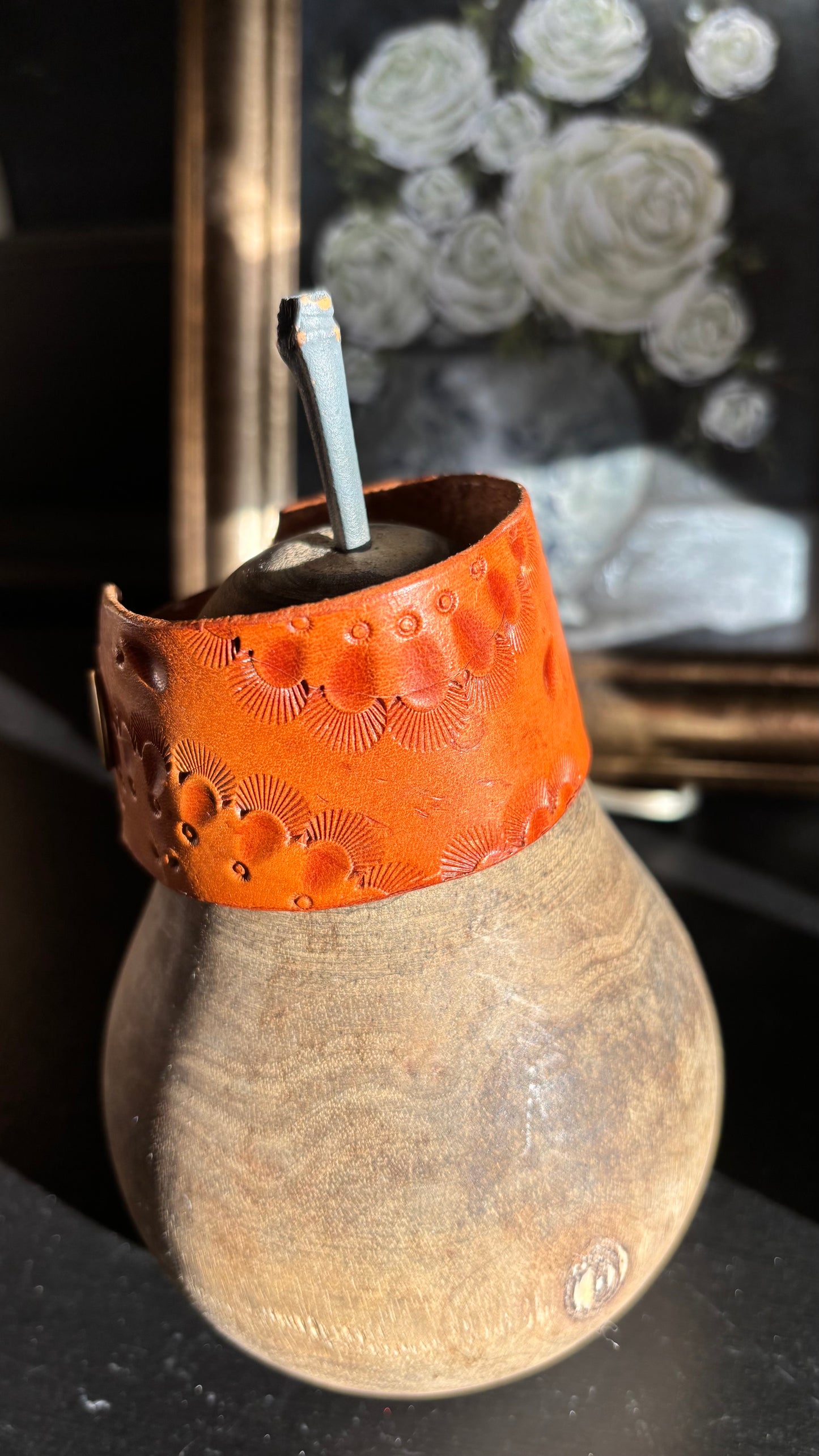 Grace Leather Cuff