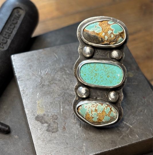 Sky Cloud Turquoise Ring