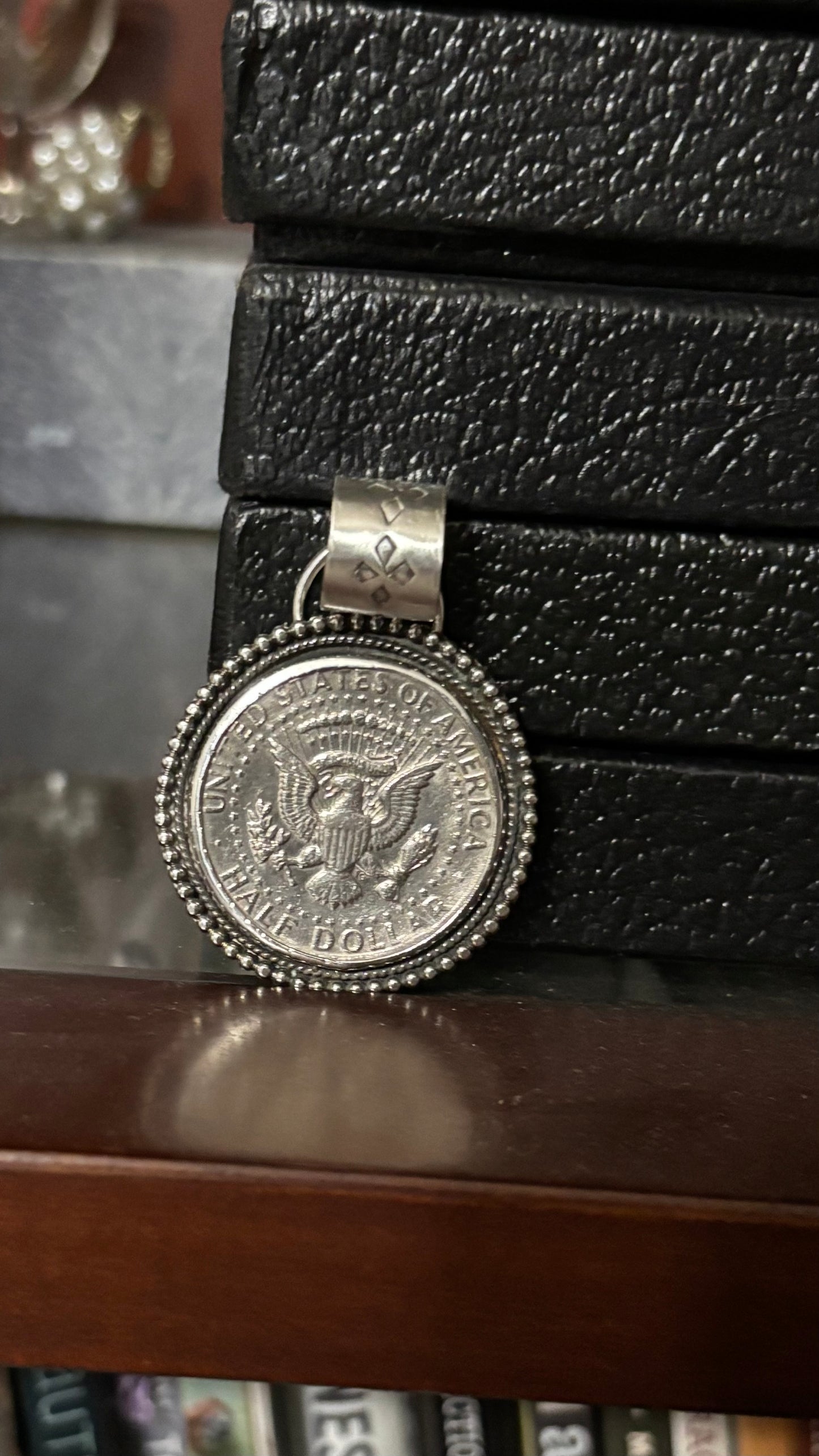 1974 USA Half Dollar Coin Necklace