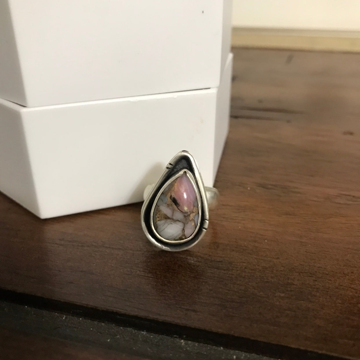 Pink Opal Ring