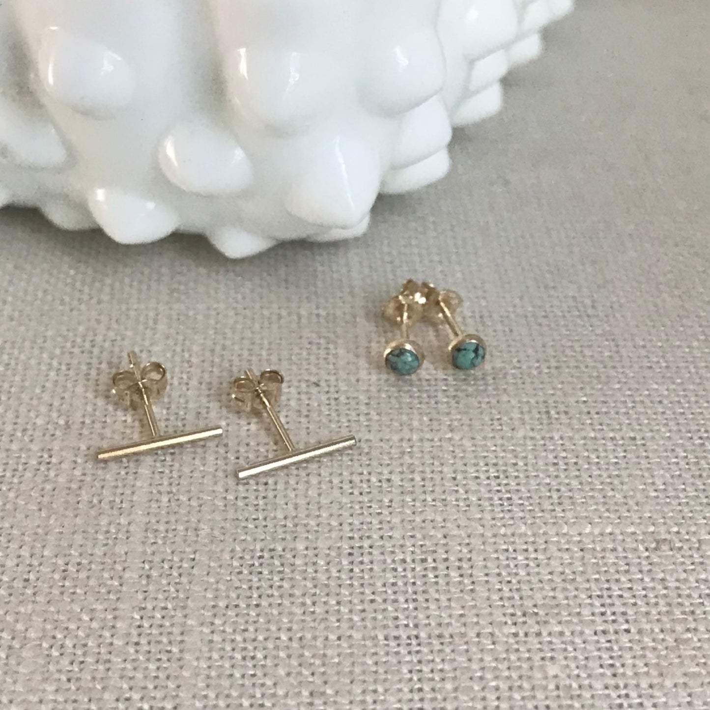 Bar Earrings- Gold Filled