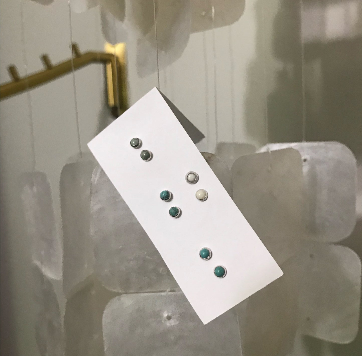 Dots - Tiny Sterling Silver Earrings