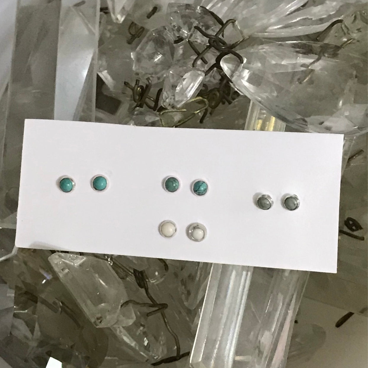 Dots - Tiny Sterling Silver Earrings