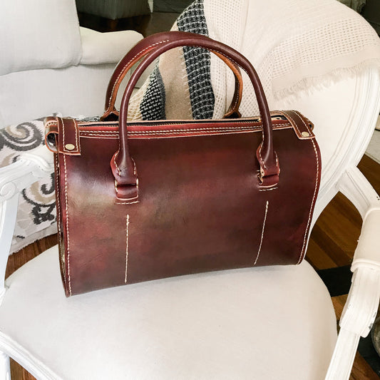 Leather Weekender Bag