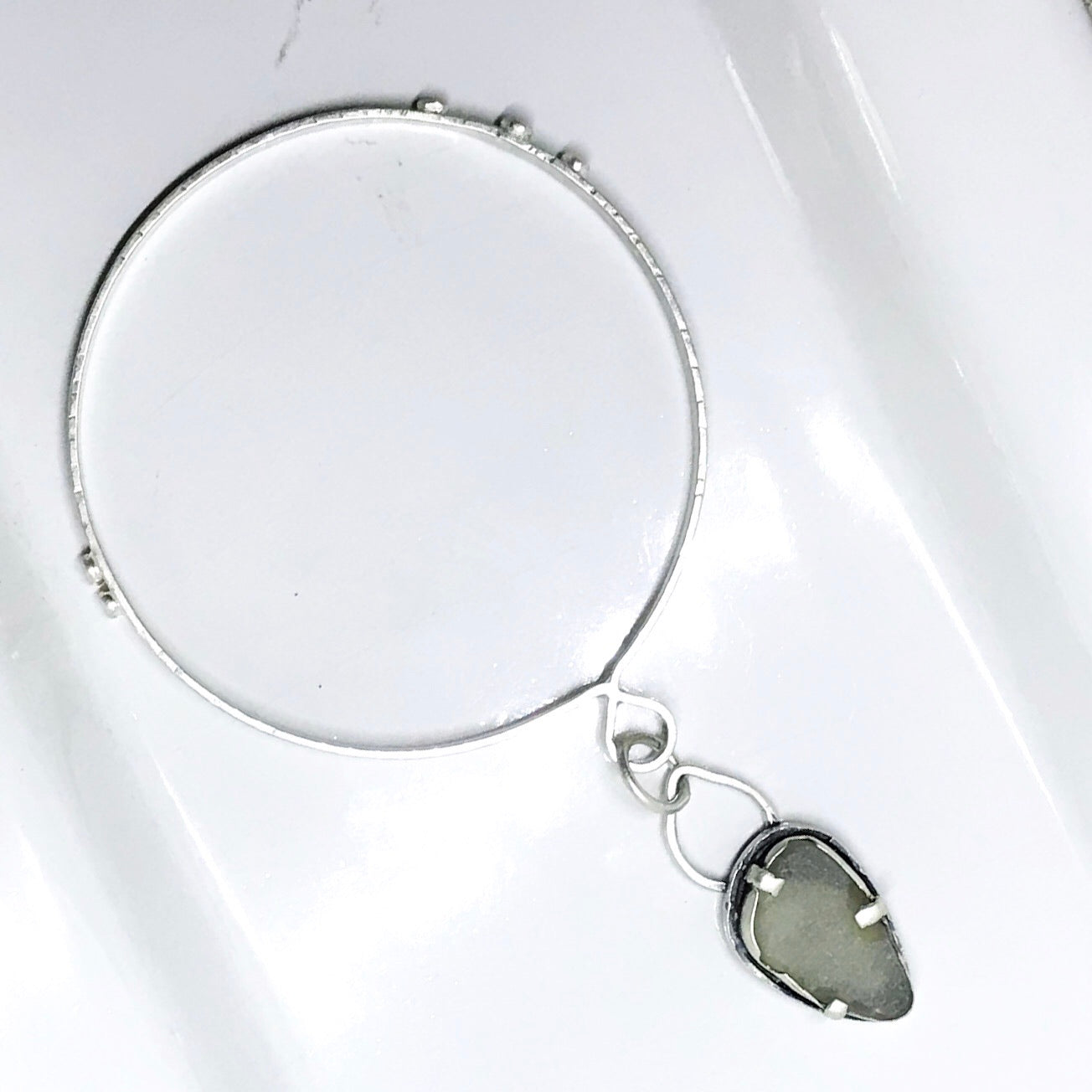 Grace Collection Seaglass Bangle