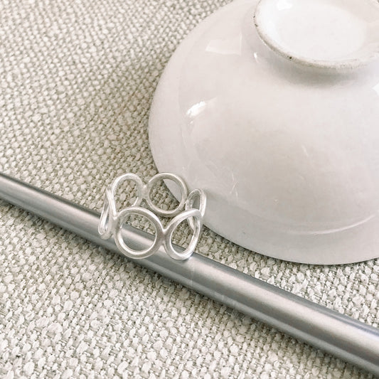 sterling silver adjustable ring