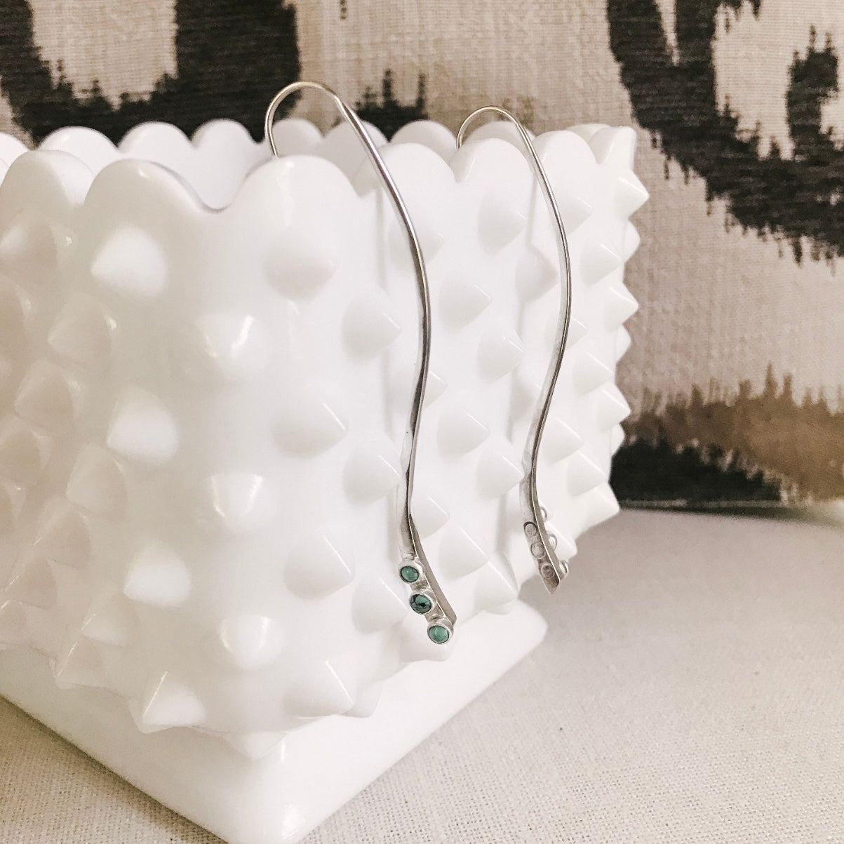 sterling silver and turquoise earrings